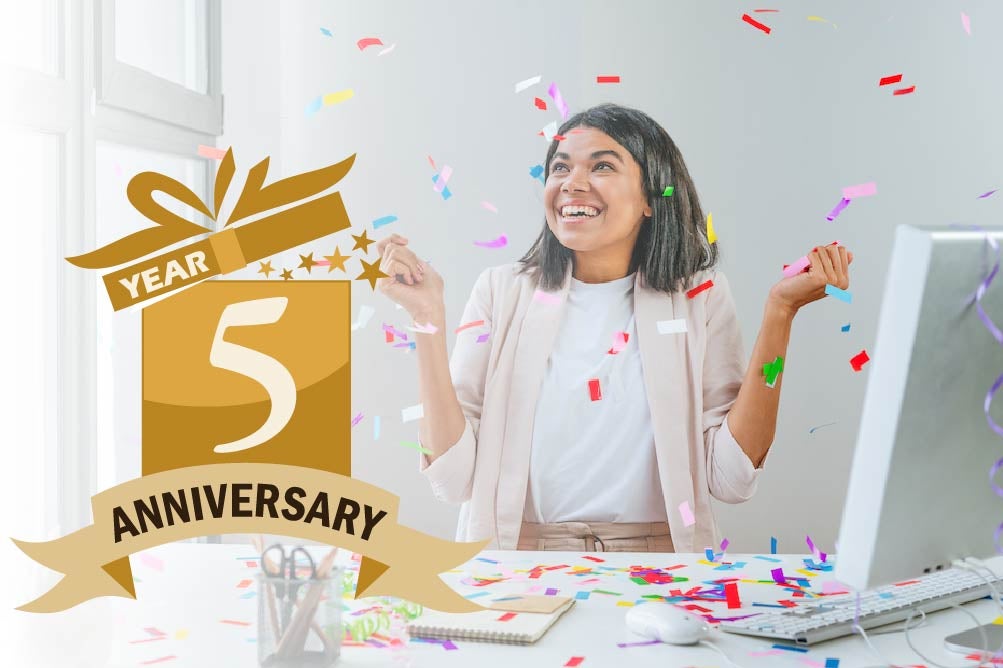 5 year anniversary_AdobeStock_388206563